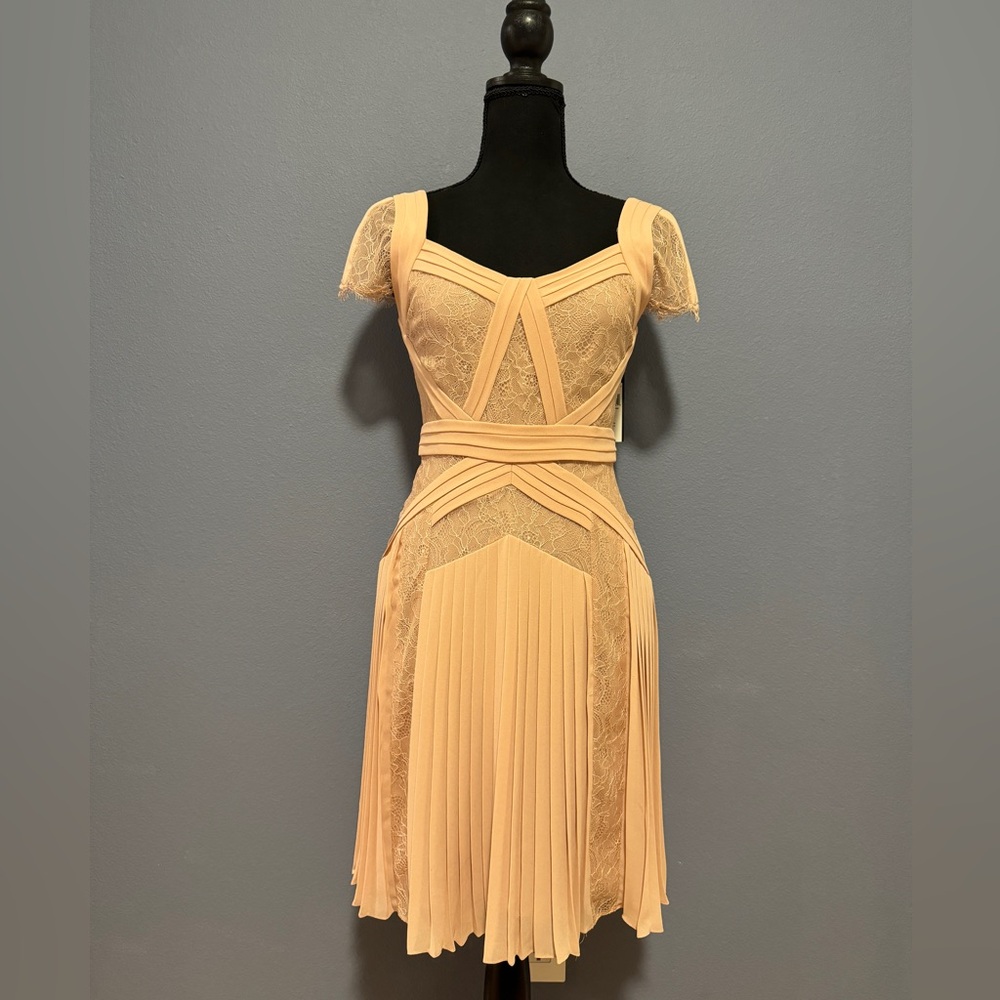 BCBG Maxazria bare pink dress
